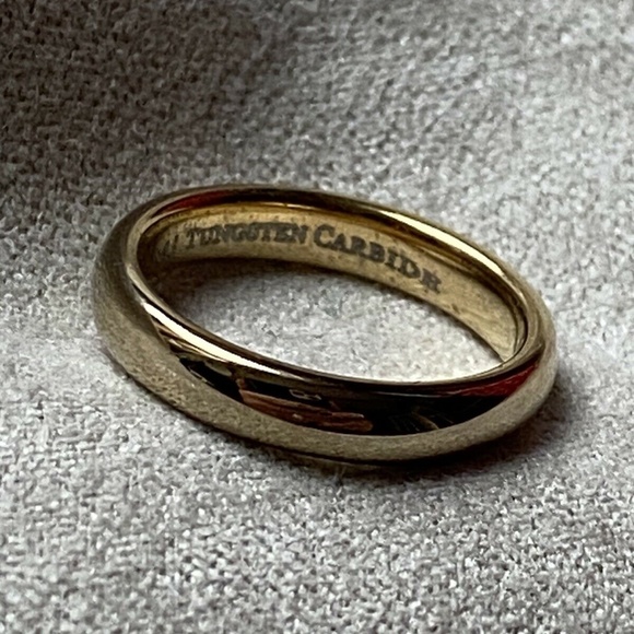 TUNGSTEN CARBIDE PINKIE MIDI RING BAND CLASSIC 3MM - Picture 6 of 6